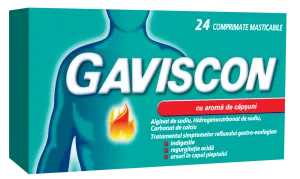 Gaviscon cu aroma de capsuni comprimate masticabile.webp